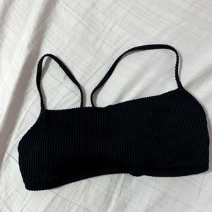 Hollister black bikini top, xs